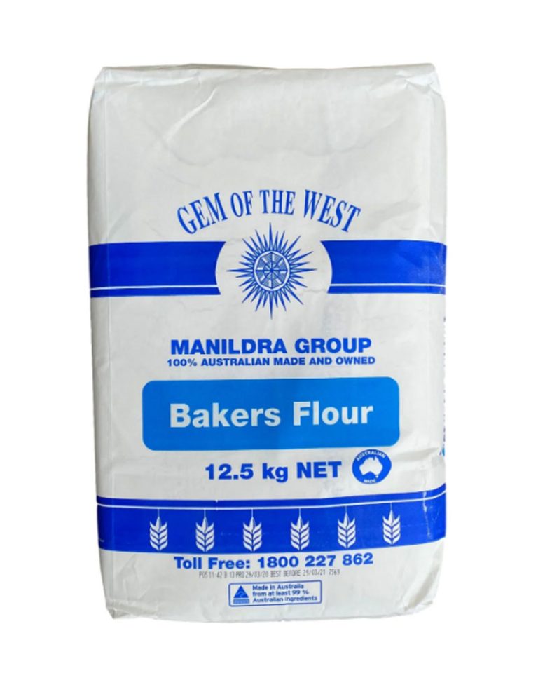 Manildra Strong Bakers Flour Protein 4 Bakers Flour Manildra 12.5kg - Sydney Food Supplies