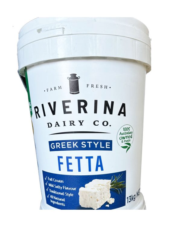 Riverina Dairy Fetta Cheese 13kg