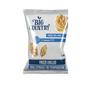 Straight Cut Fries 11mm Freeze Chill 4x2.5kg